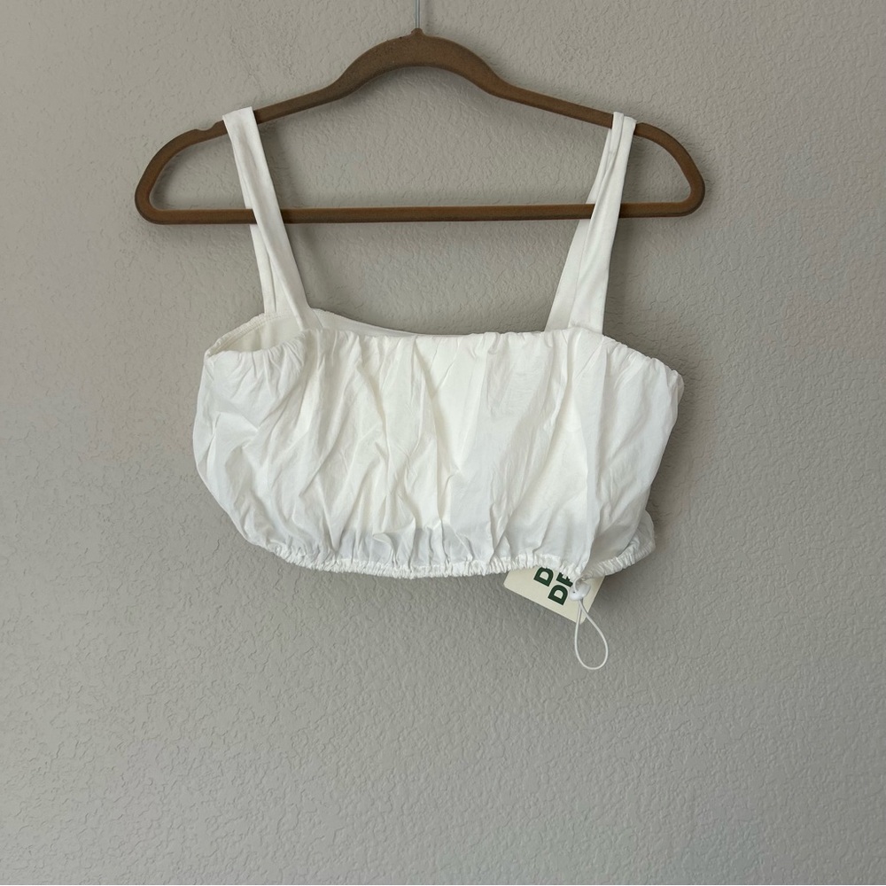 NWT Daily Drills Bubble Bra in White